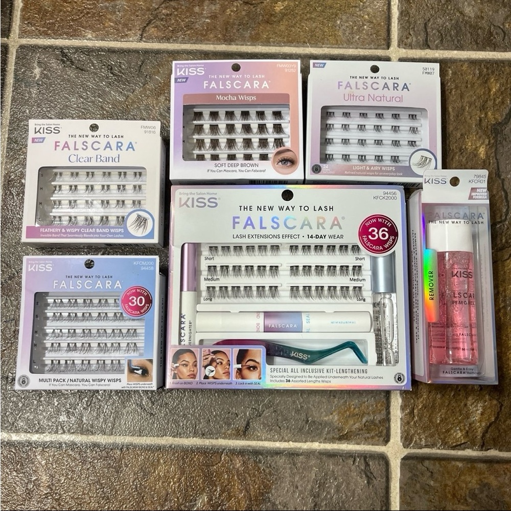 KISS Falscara Lash Kit/Cluster Bundle